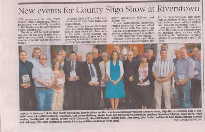 Sligo Weekender Article 11th July 2013
